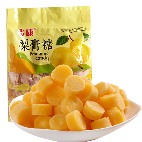 梨膏糖正宗秋梨膏糖清涼潤喉糖薄荷味含片糖果食品100g 2500g